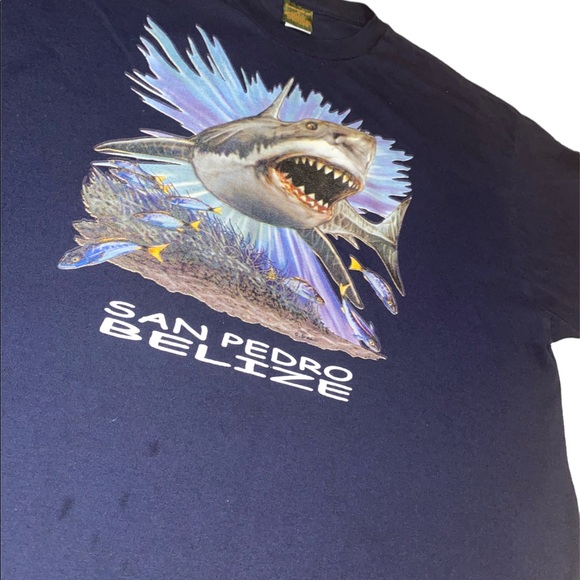 San Pedro Belize shark fish shirt - Picture 4 of 5
